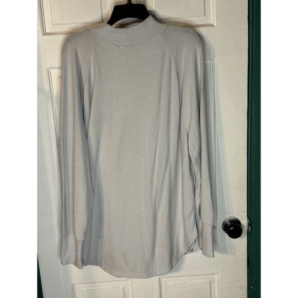 LOFT Women's Cream Long Sleeve Turtleneck Top - Size XXL - Picture 2 of 3